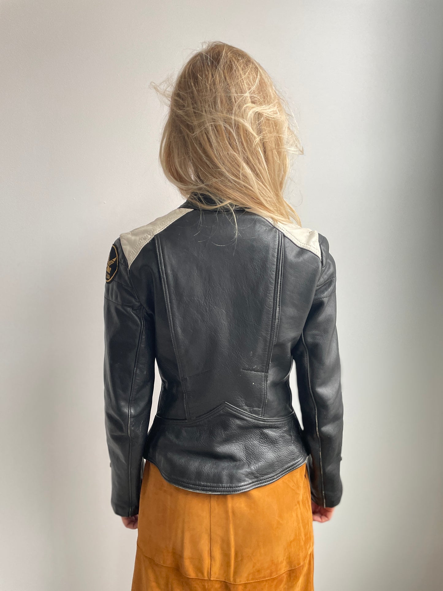 1960s Moto Club Leather Jacket Small