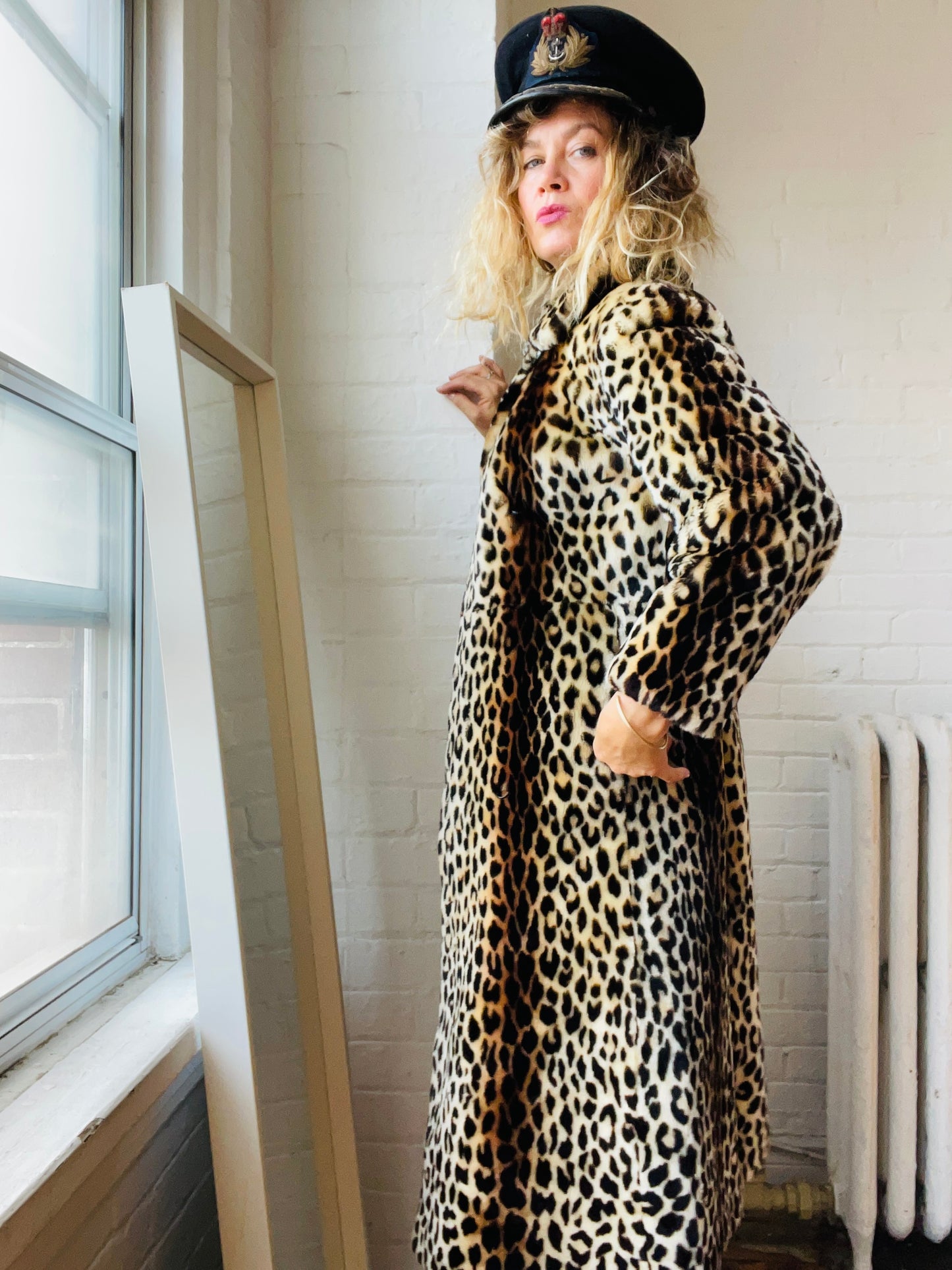 1970s Leopard Evening Coat Medium/Large