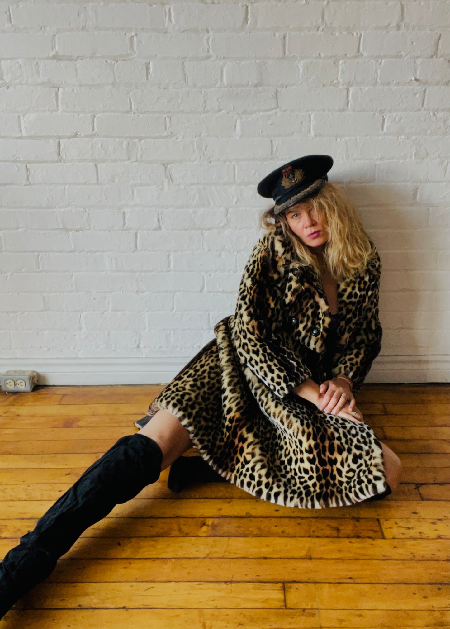 1970s Leopard Evening Coat Medium/Large