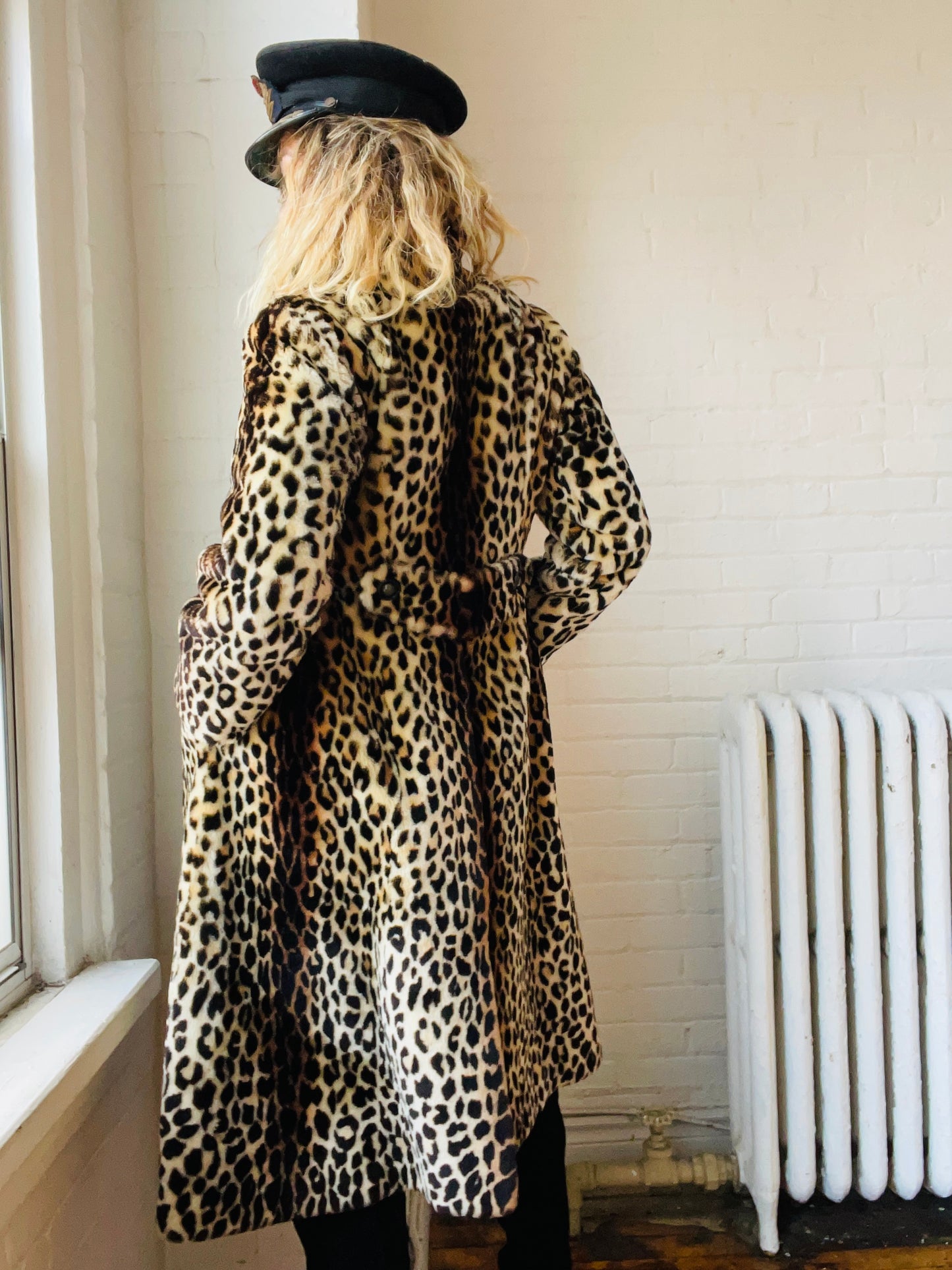 1970s Leopard Evening Coat Medium/Large