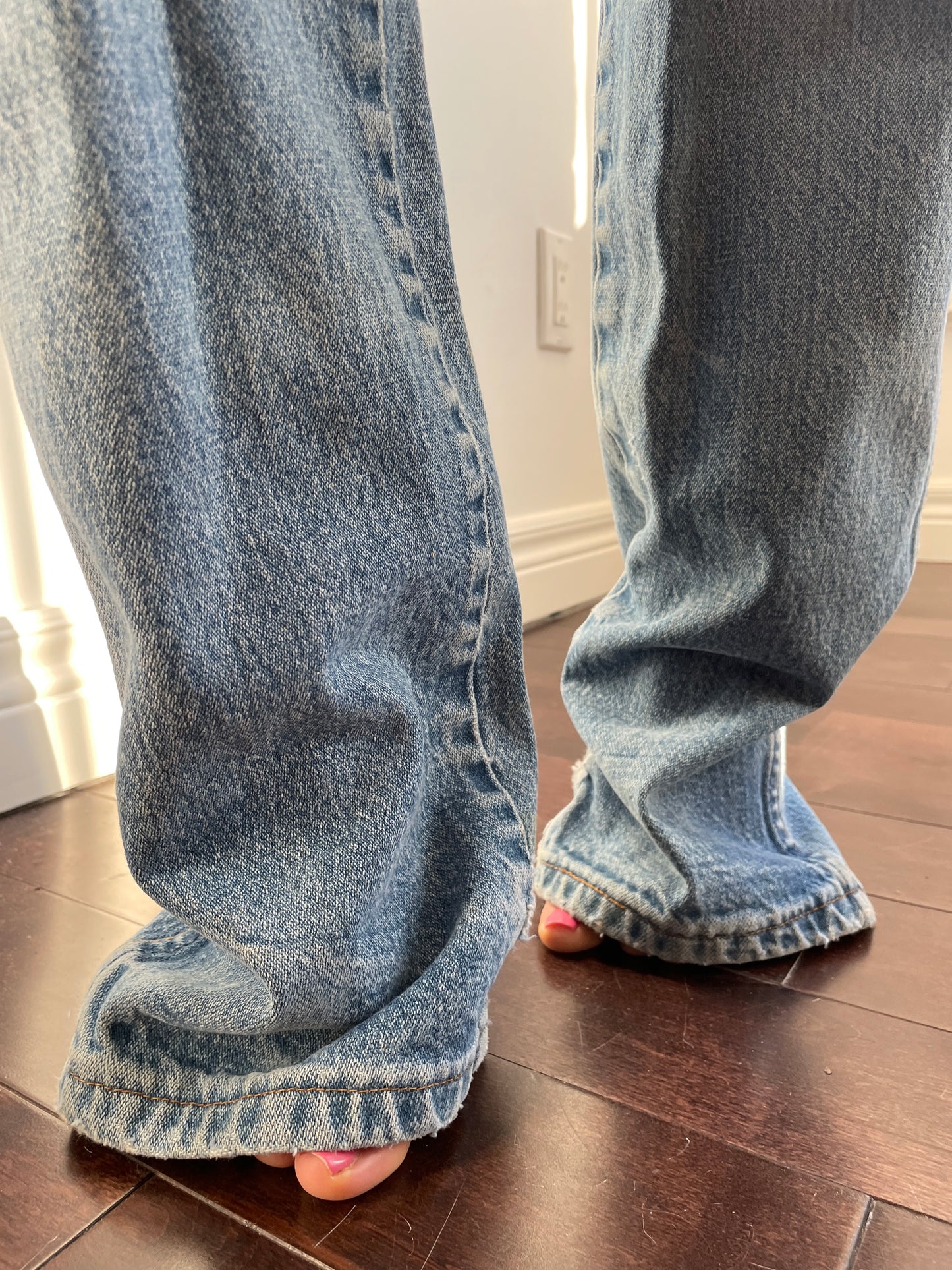 1970s Wrangler Distressed Boyfriend Denim Jeans Small